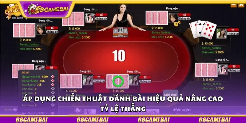Áp dụng chiến thuật đánh bài hiệu quả nâng cao tỷ lệ thắng