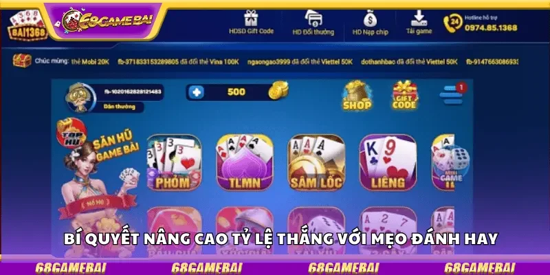 Bí quyết nâng cao tỷ lệ thắng với mẹo đánh hay